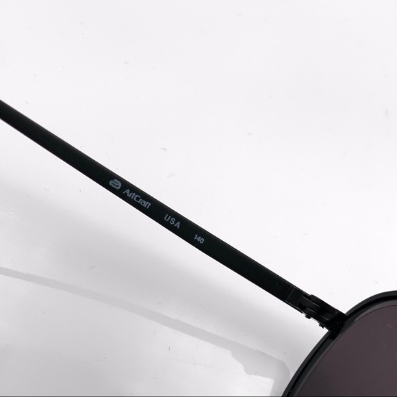 Vintage Artcraft Black Aviator Sunglasses Frames - Picture 7 of 7